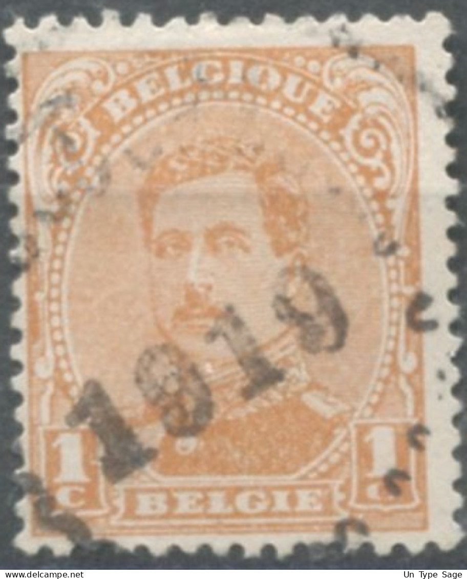Belgique, Cachet De Fortune 1919 - BRUXELLES - (F899) - Noodstempels (1919)