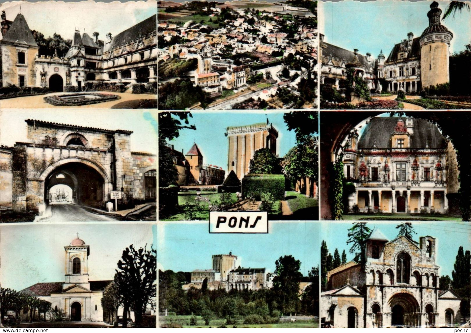 N°329 Z -cpsm Pons -multivues- - Pons