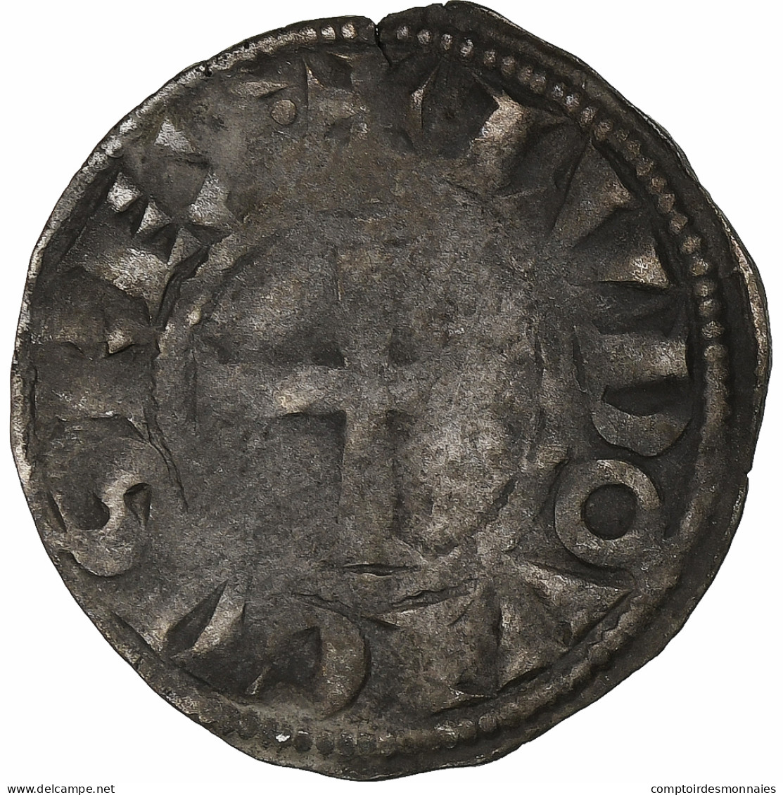 France, Louis VIII-IX, Denier Tournois, 1223-1244, Billon, TB+, Duplessy:187 - 1223-1226 Louis VIII The Lion