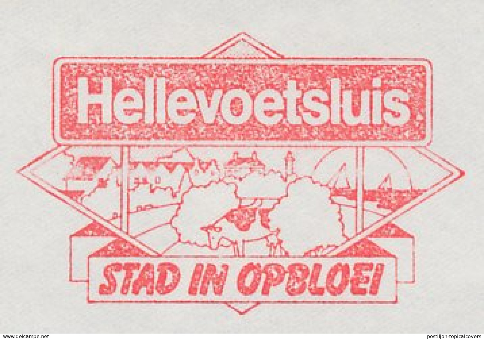 Meter Cover Netherlands 1982 Cow - Hellevoetsluis - Boerderij