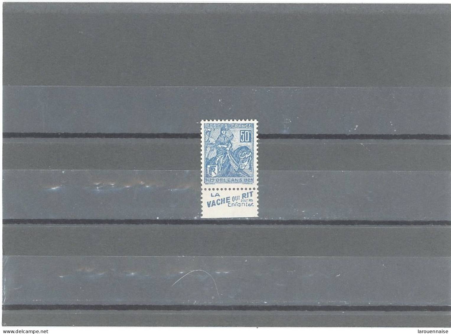 BANDE PUB -N°257 JEANNE D'ARC N** -PUB (MAURY 158)  VACHE QUI RIT POUR LES ENFANTS - Unused Stamps