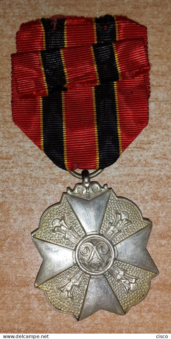 BELGIQUE CONGO BELGE Décoration Civique Médaille D'argent (2e Classe) Ruban Pour Acte De Courage - Belgio