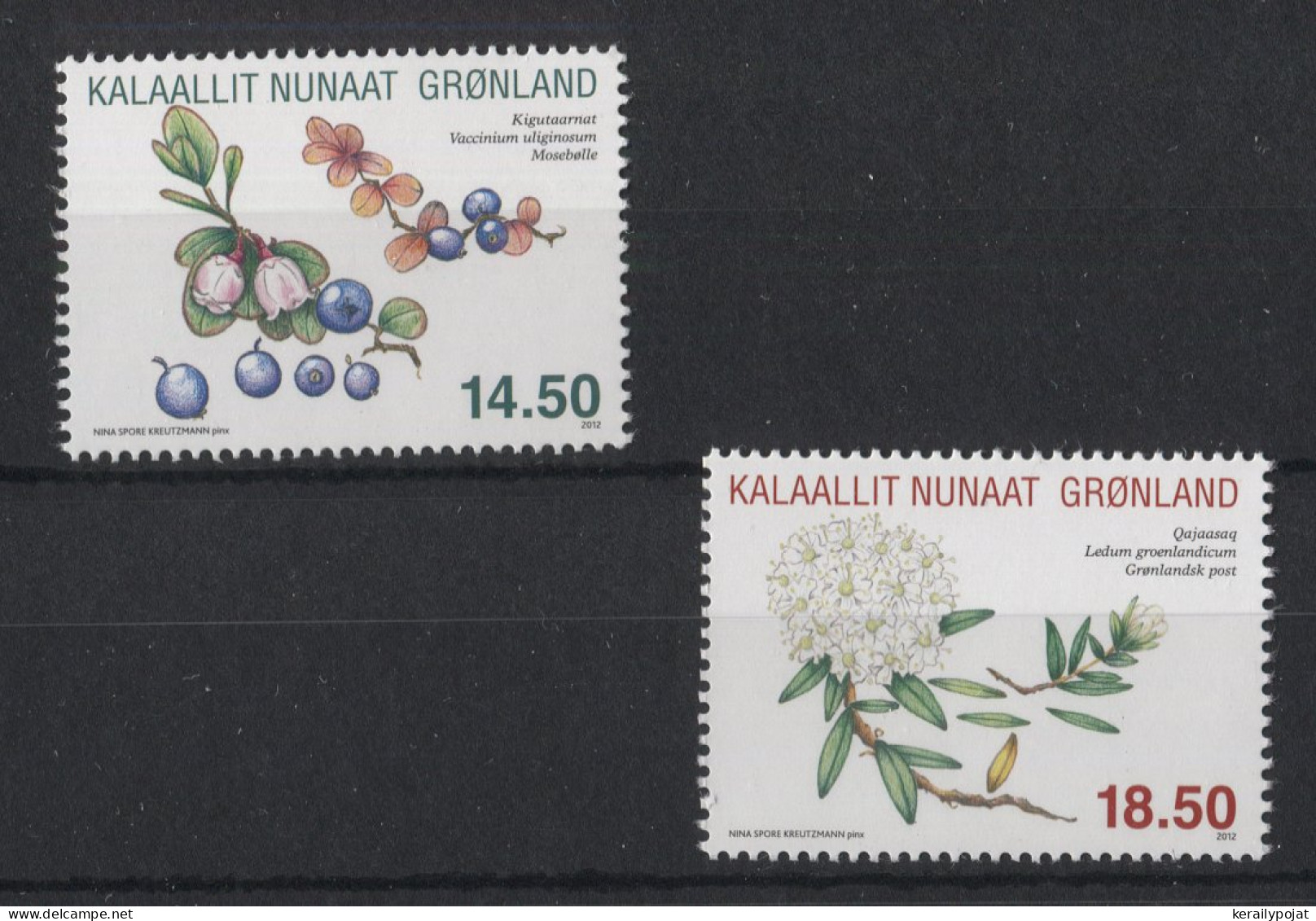 Greenland - 2012 Native Spice Plants MNH__(TH-23167) - Unused Stamps