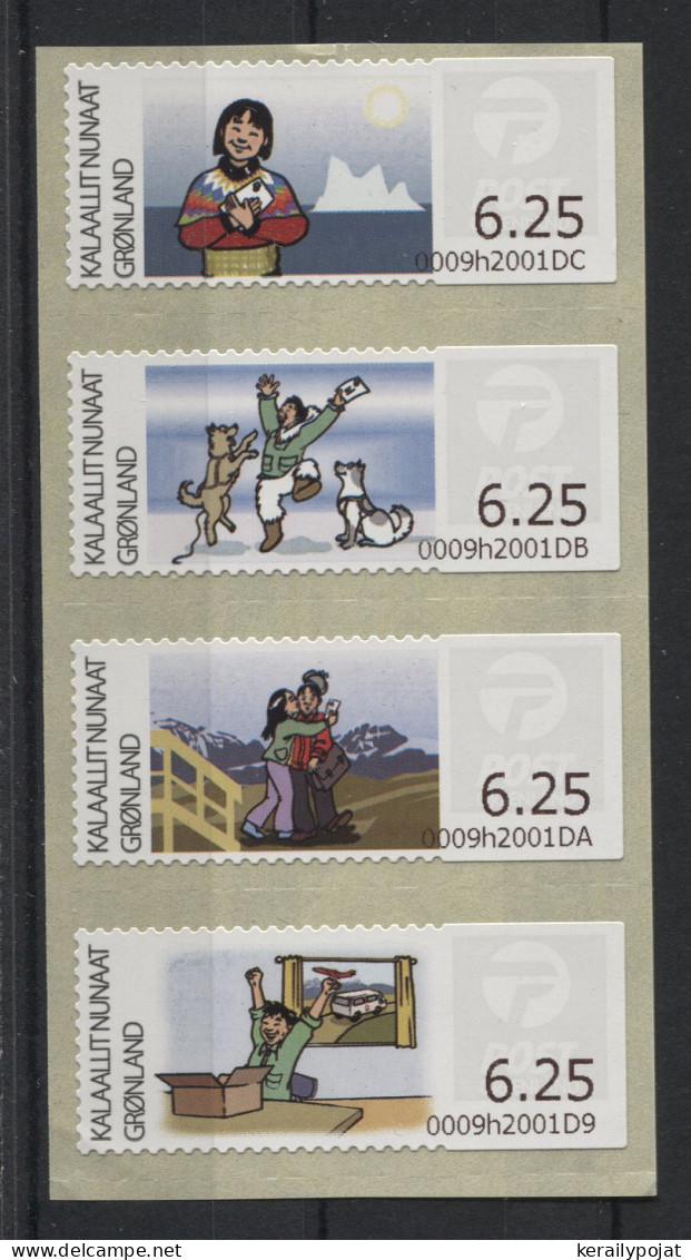 Greenland - 2009 Postal Delivery Strip MNH__(TH-23213) - Unused Stamps