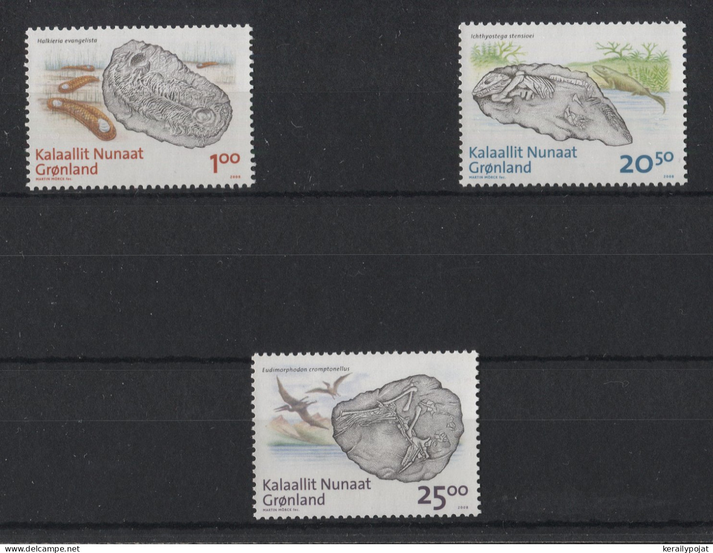 Greenland - 2008 Greenland Fossil Finds MNH__(TH-23170) - Ungebraucht