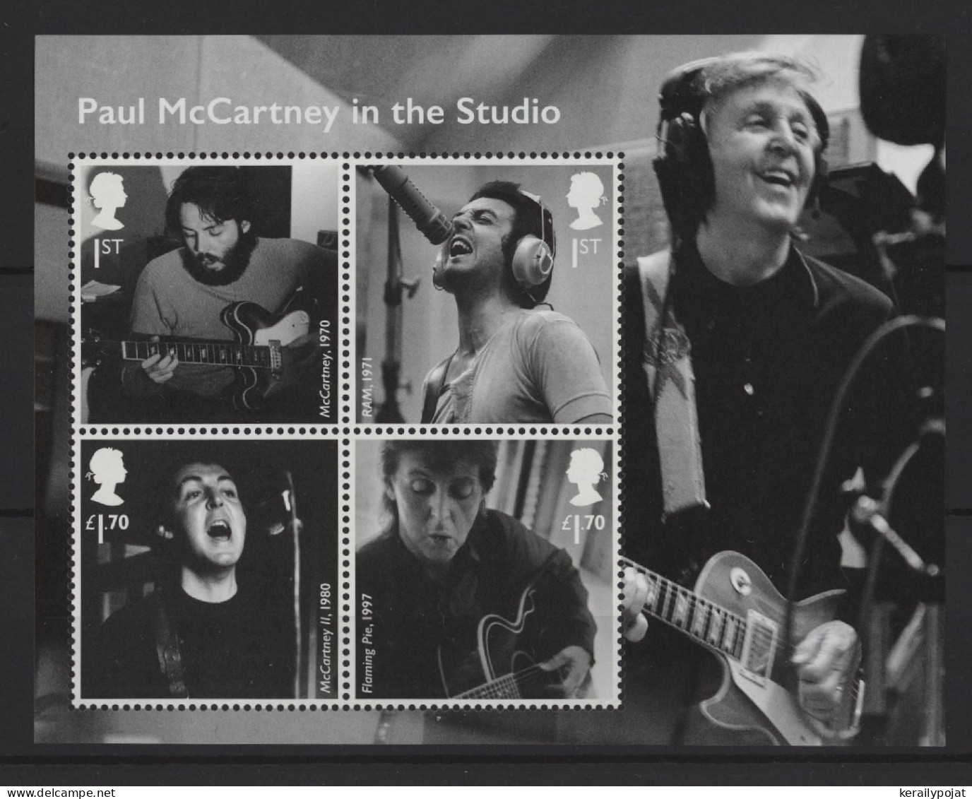 Great Britain - 2021 Paul McCartney Block MNH__(TH-25606) - Blocs-feuillets