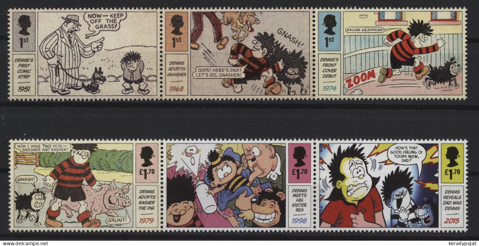 Great Britain - 2021 Dennis And Gnasher MNH__(TH-25807) - Neufs