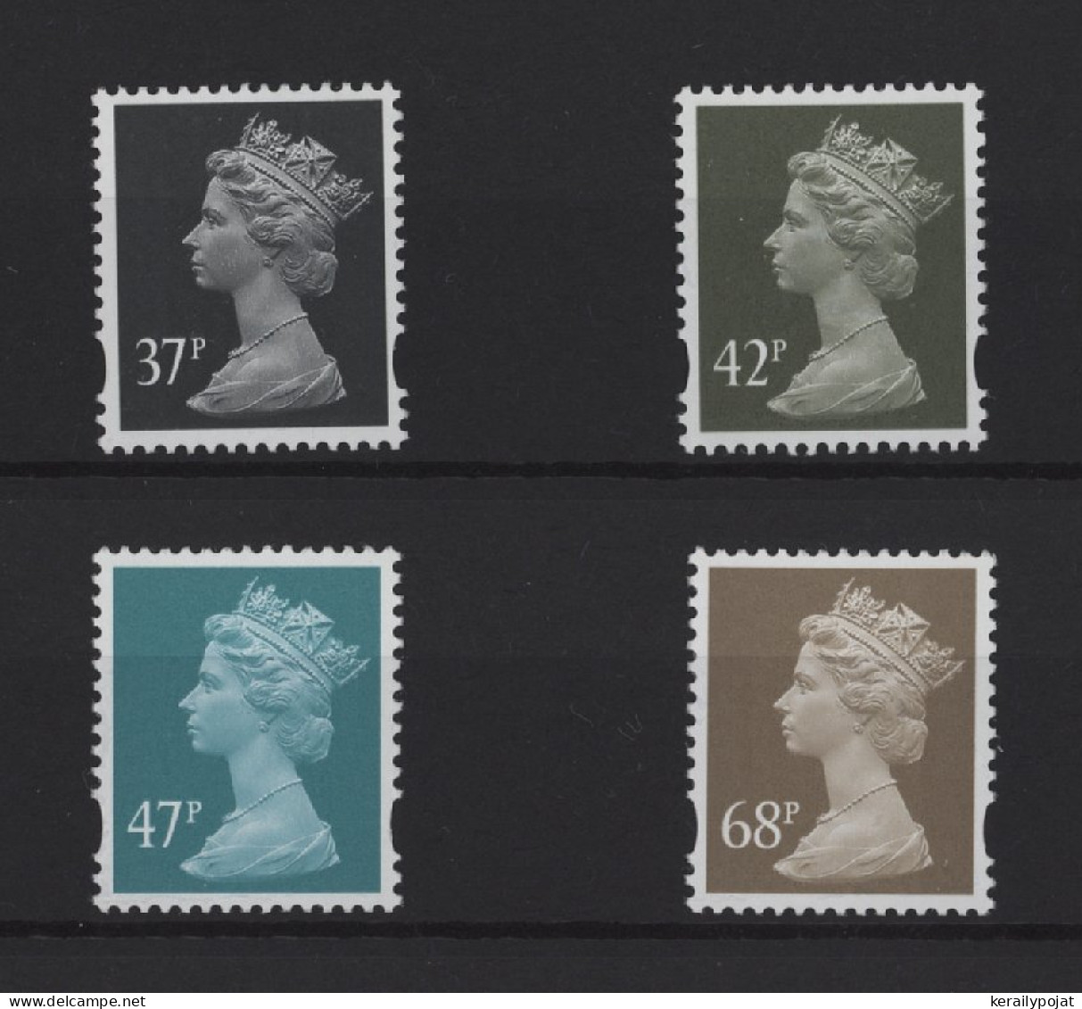 Great Britain - 2002 Queen Elizabeth II 37-72p MNH__(TH-25836) - Unused Stamps