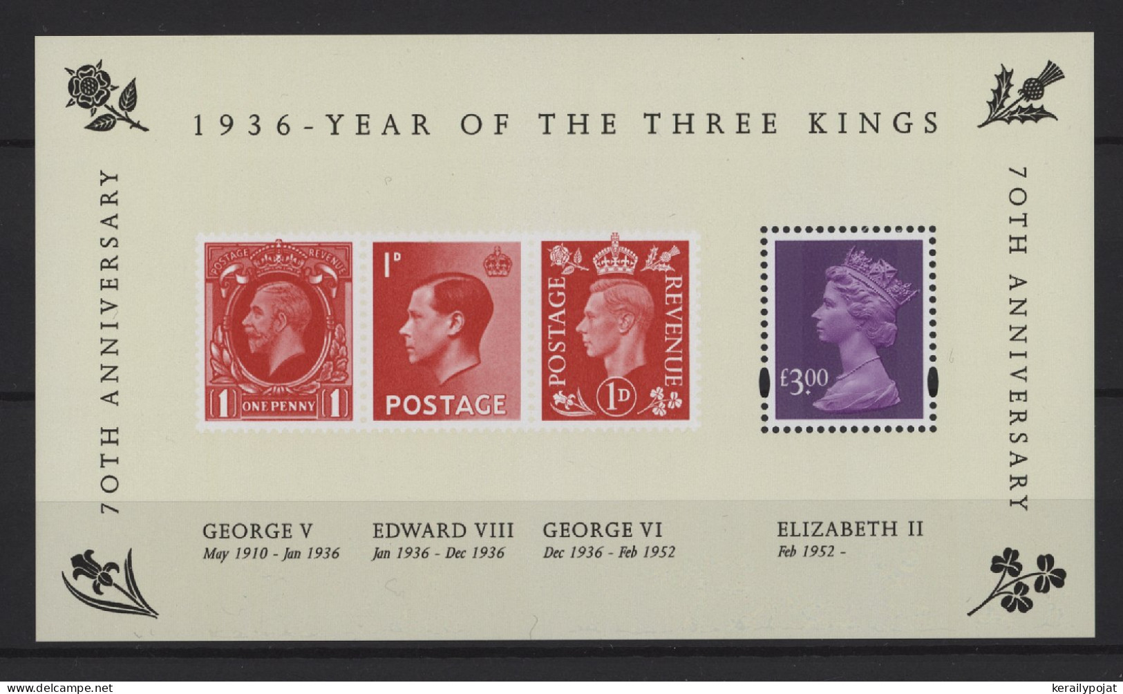 Great Britain - 2006 Three Kings Block MNH__(TH-25615) - Blocchi & Foglietti