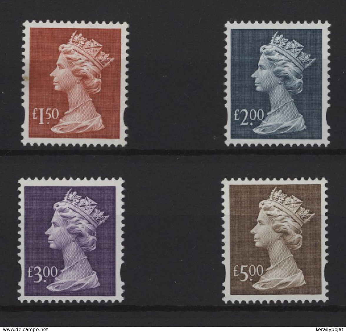 Great Britain - 1999 Queen Elizabeth II 1.5-5£ MNH__(TH-25838) - Unused Stamps