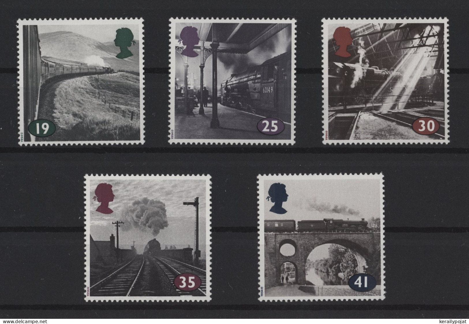 Great Britain - 1994 Steam Locomotives MNH__(TH-25899) - Unused Stamps