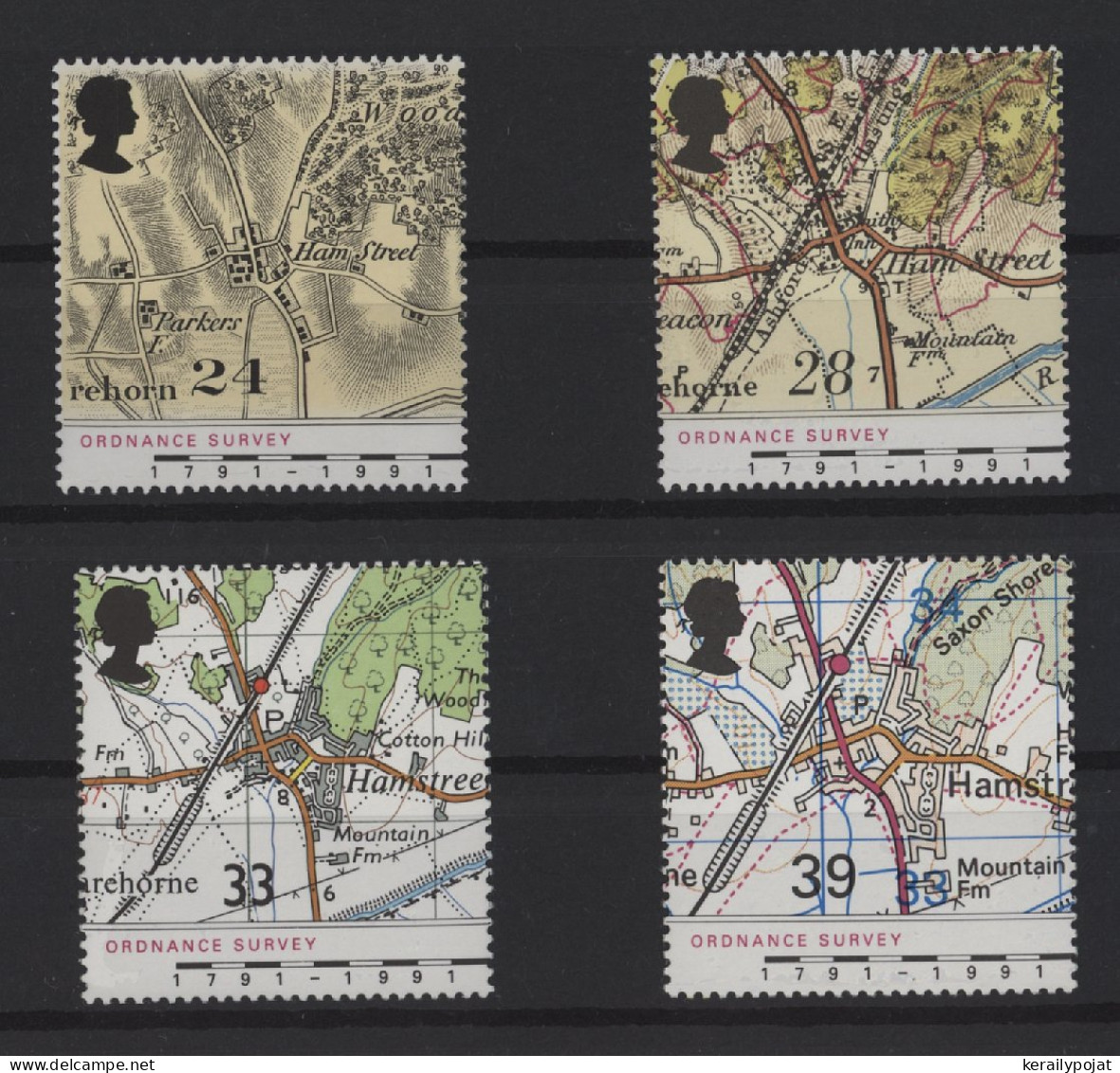 Great Britain - 1991 Maps MNH__(TH-25886) - Ungebraucht