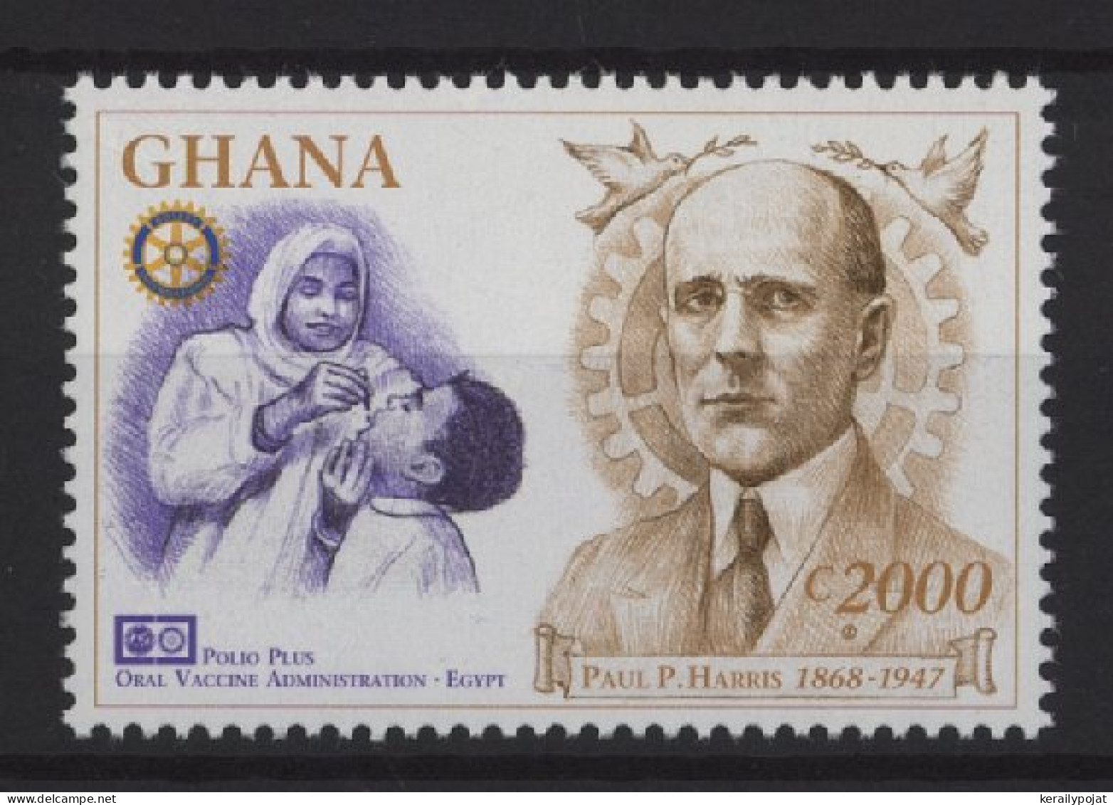 Ghana - 1997 Paul Harris MNH__(TH-27473) - Ghana (1957-...)