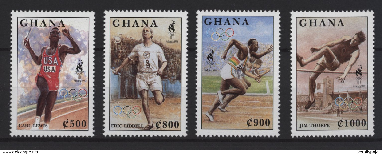 Ghana - 1995 Summer Olympics Atlanta MNH__(TH-27592) - Ghana (1957-...)