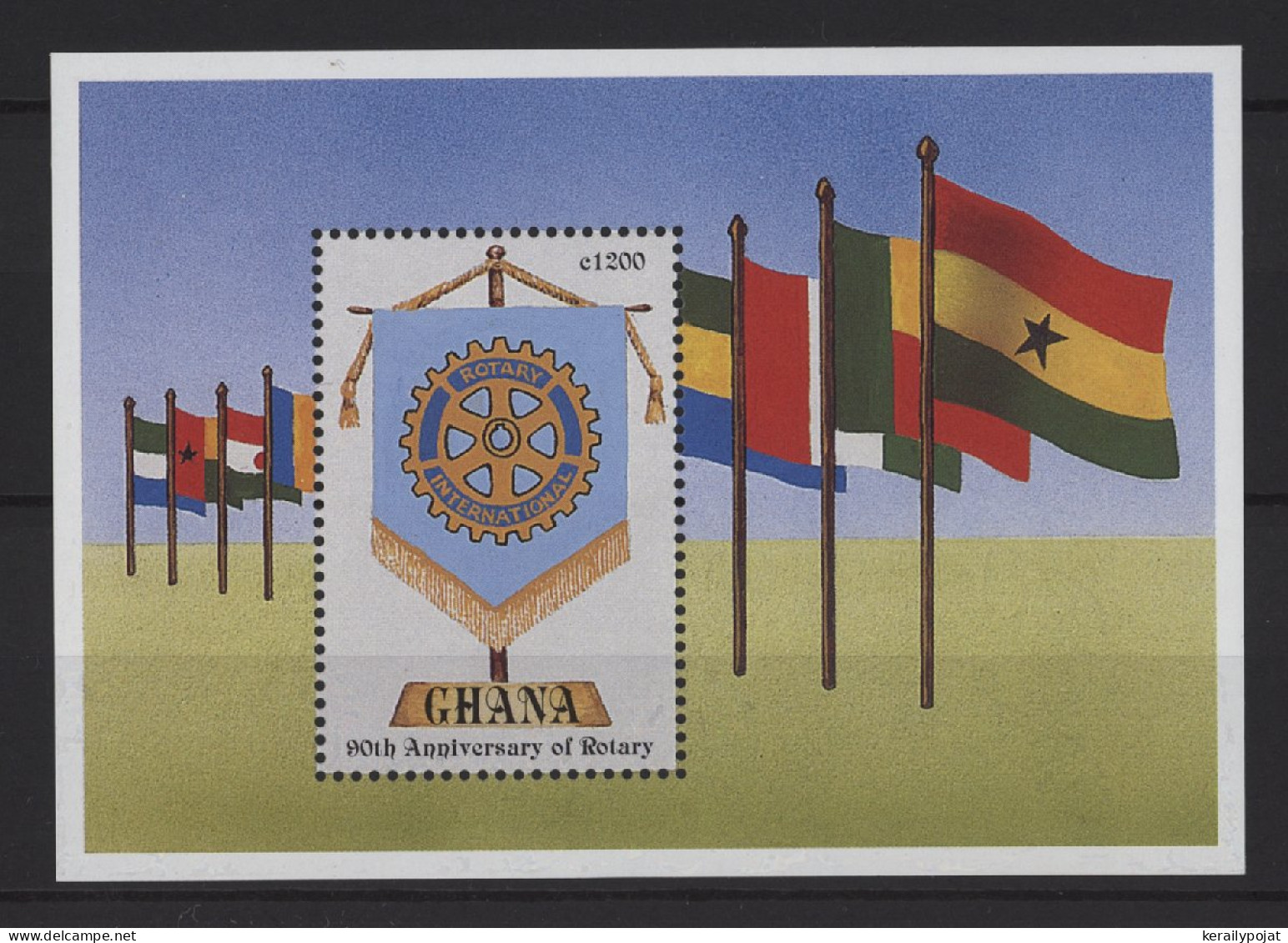 Ghana - 1995 Rotary International Block MNH__(TH-27403) - Ghana (1957-...)