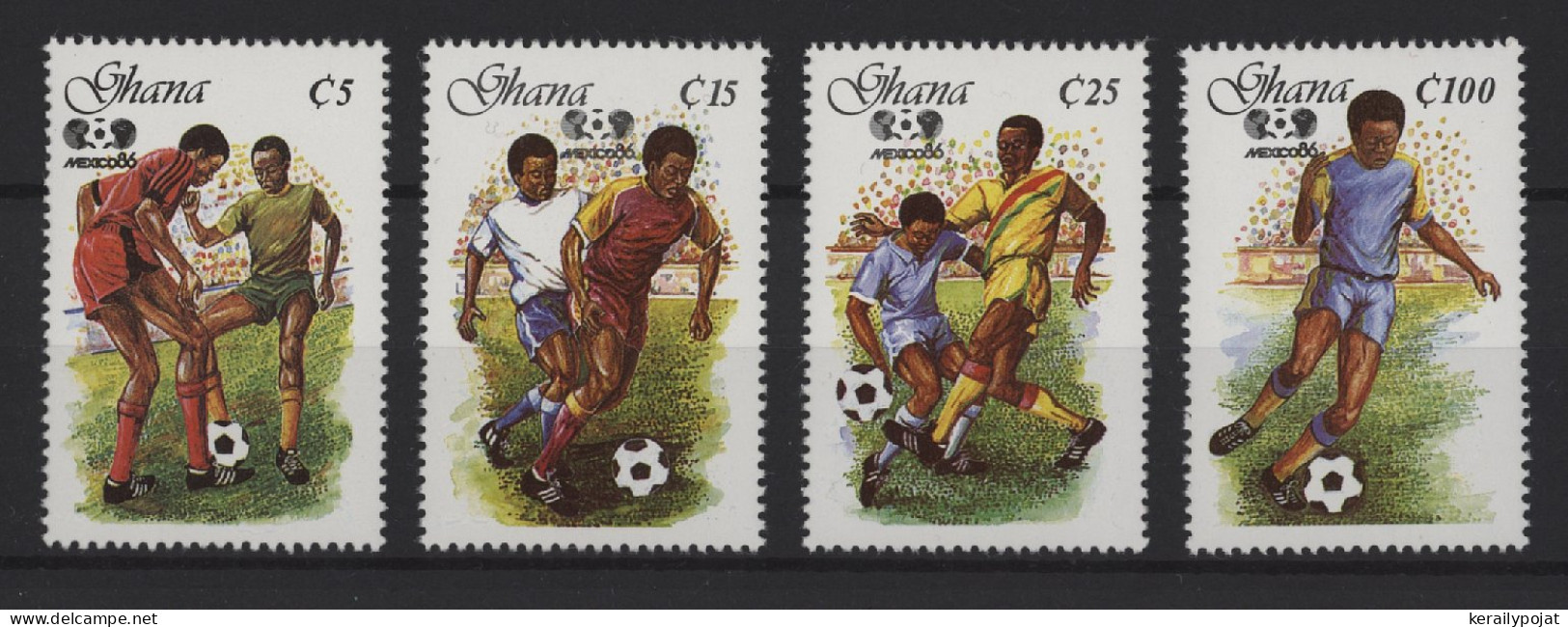 Ghana - 1987 Soccer World Cup MNH__(TH-27792) - Ghana (1957-...)