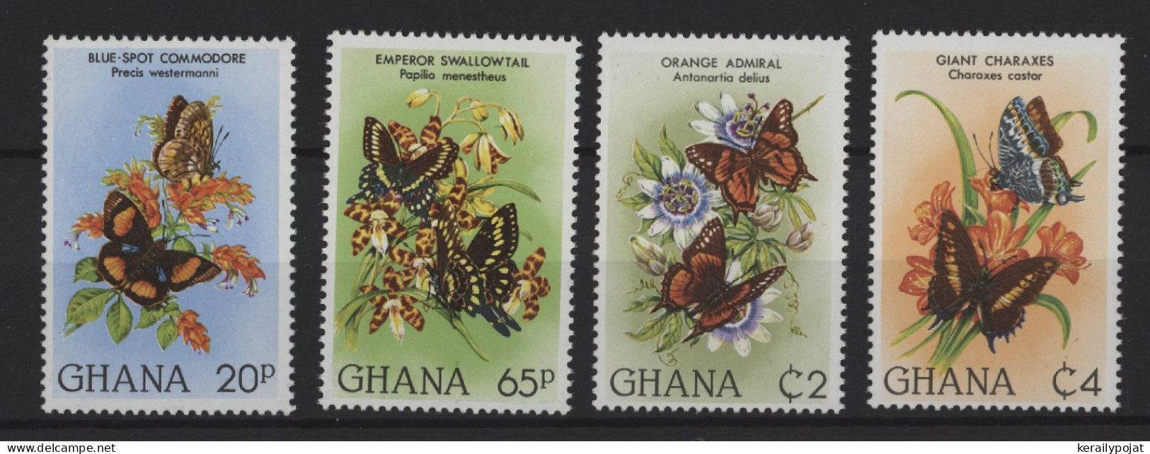Ghana - 1982 Butterflies MNH__(TH-25105) - Ghana (1957-...)