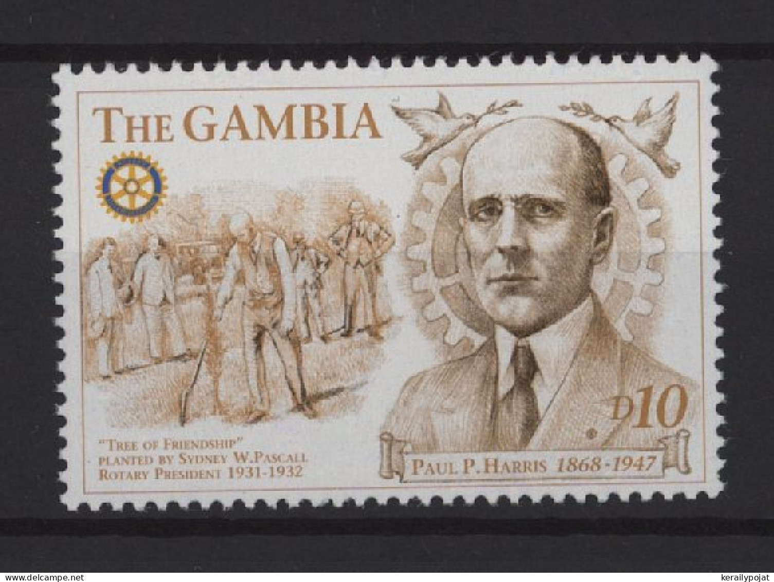 Gambia - 1997 Paul Harris MNH__(TH-27448) - Gambia (1965-...)