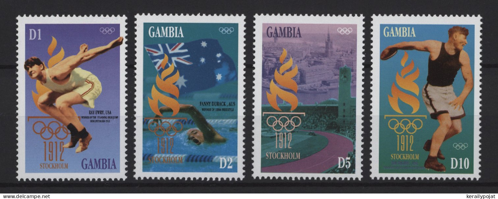 Gambia - 1996 Summer Olympics Atlanta MNH__(TH-27604) - Gambie (1965-...)