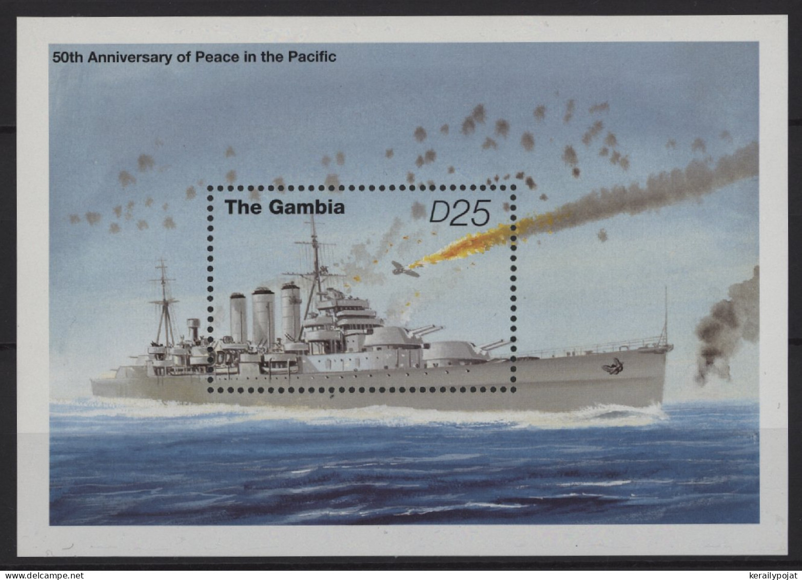 Gambia - 1995 World War II In The Pacific MNH__(TH-27416) - Gambie (1965-...)