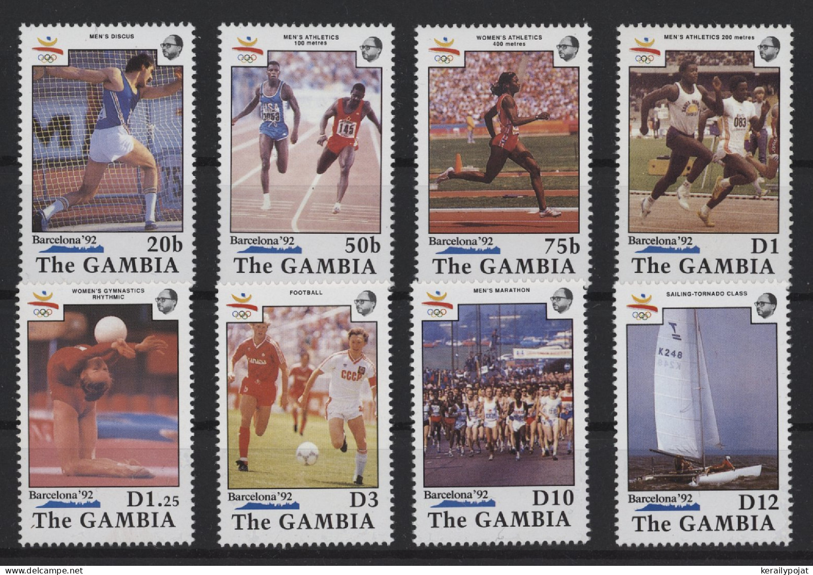 Gambia - 1990 Barcelona MNH__(TH-24574) - Gambia (1965-...)
