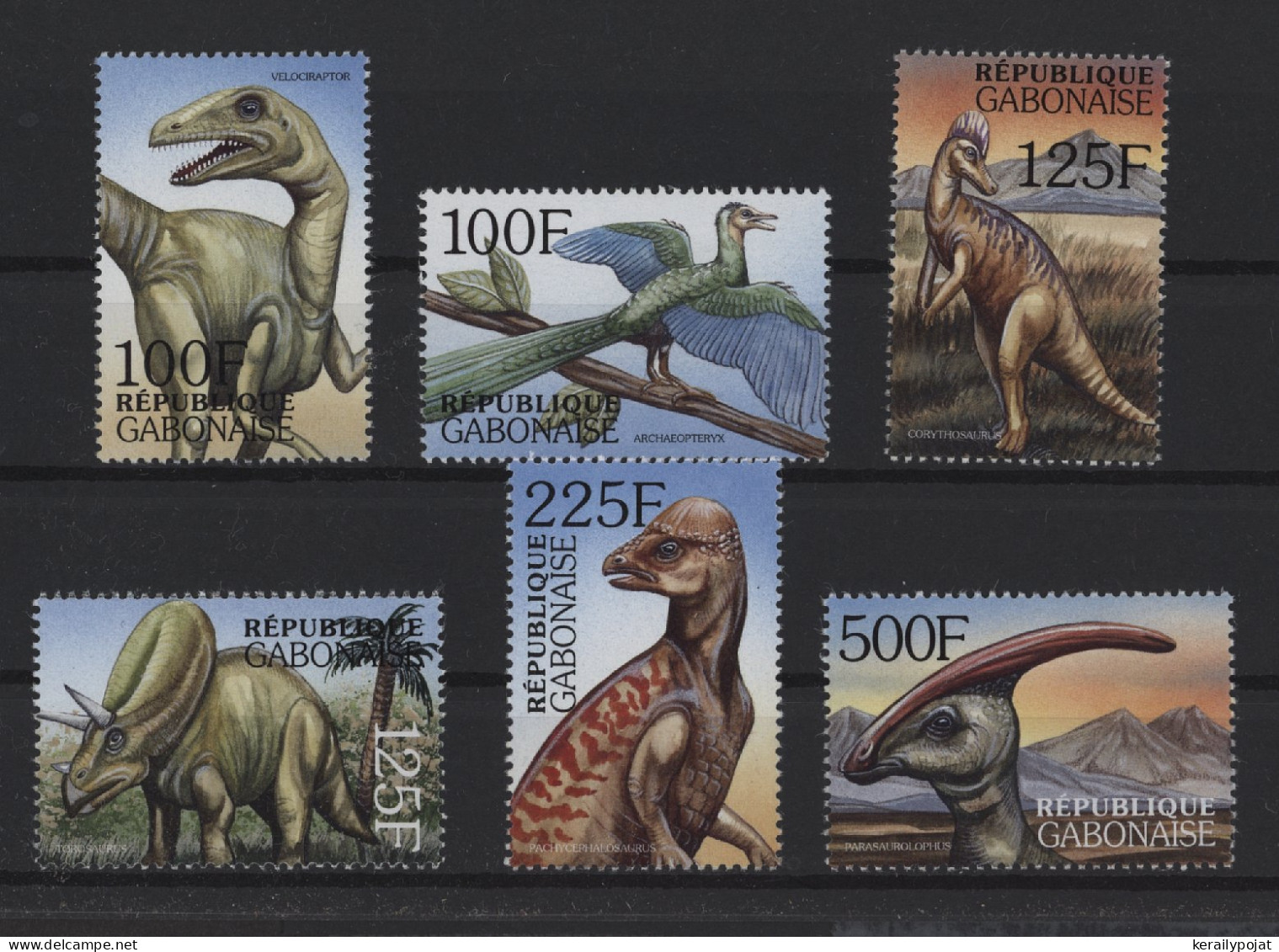 Gabon - 2000 Prehistoric Animals (II) MNH__(TH-24519) - Gabón (1960-...)