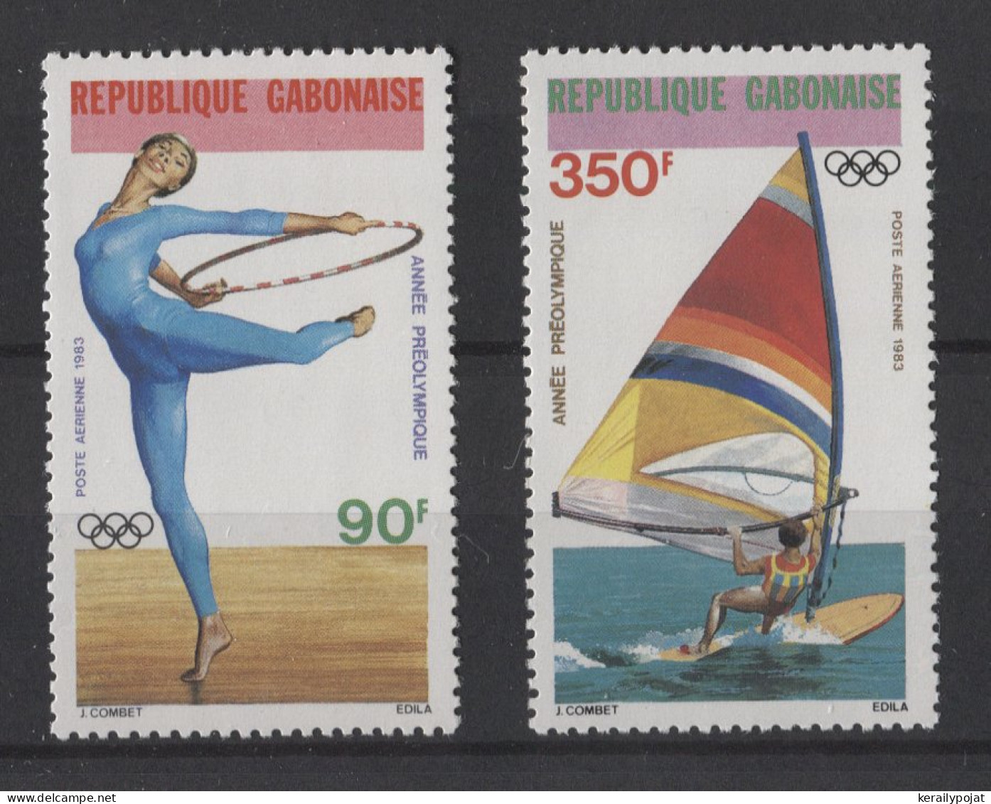 Gabon - 1983 Summer Olympics Los Angeles MNH__(TH-24994) - Gabon (1960-...)