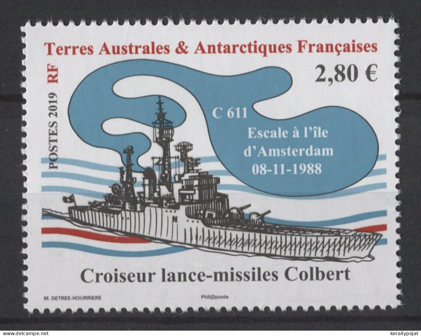 French Southern And Antarctic Territories - 2019 Cruiser Colbert MNH__(TH-26182) - Ongebruikt