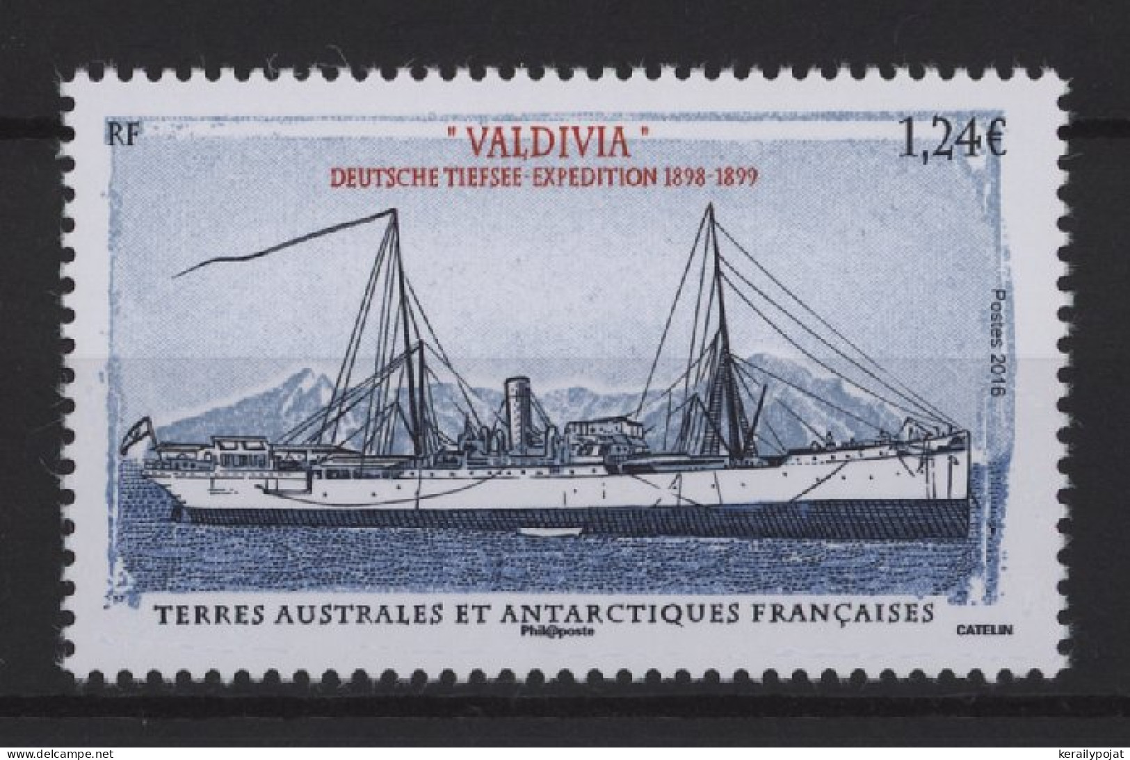 French Southern And Antarctic Territories - 2016 Research Vessel Valdivia MNH__(TH-26018) - Nuevos