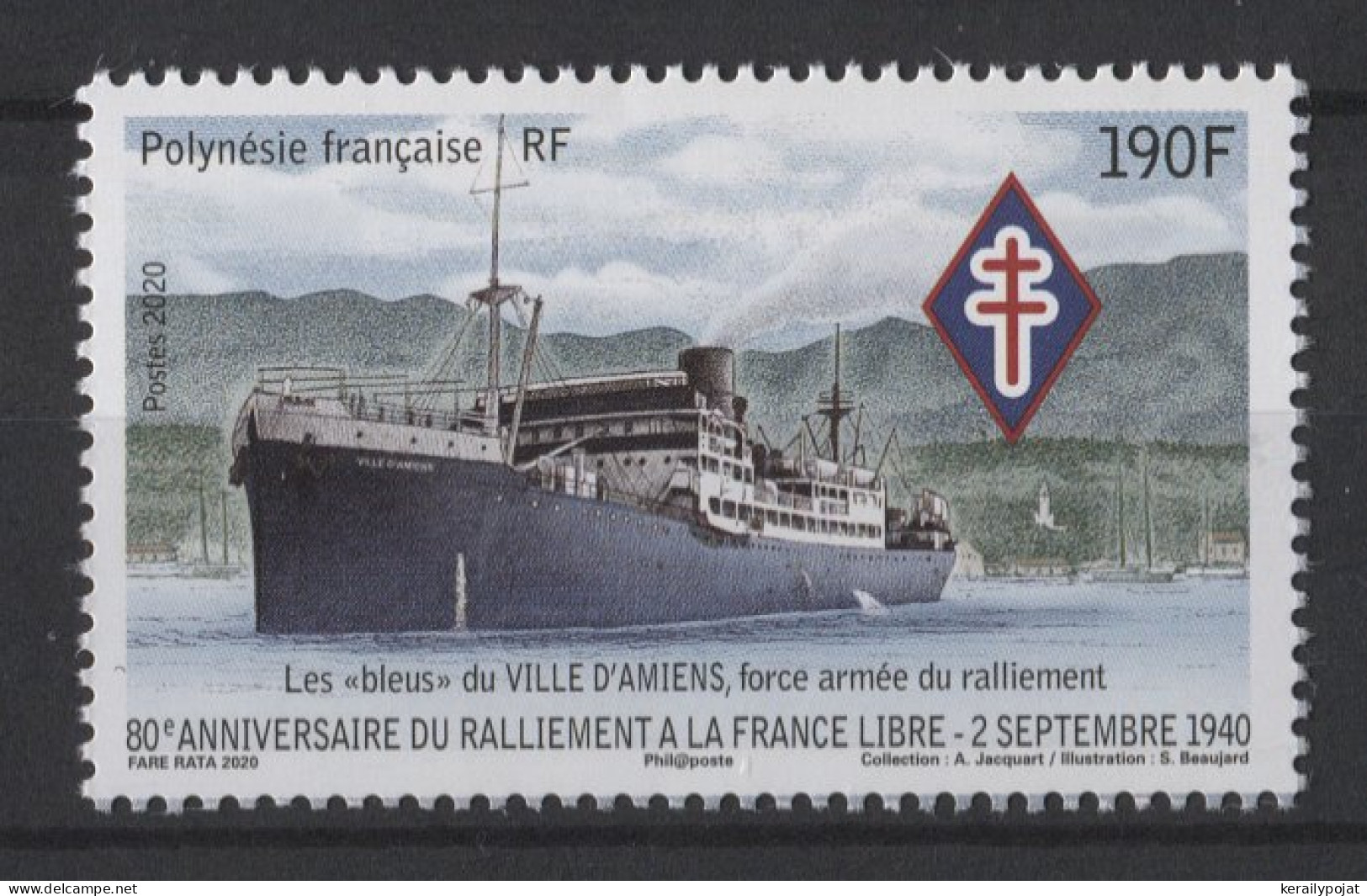 French Polynesia - 2020 Mobilization Of The French Fleet MNH__(TH-26196) - Ongebruikt