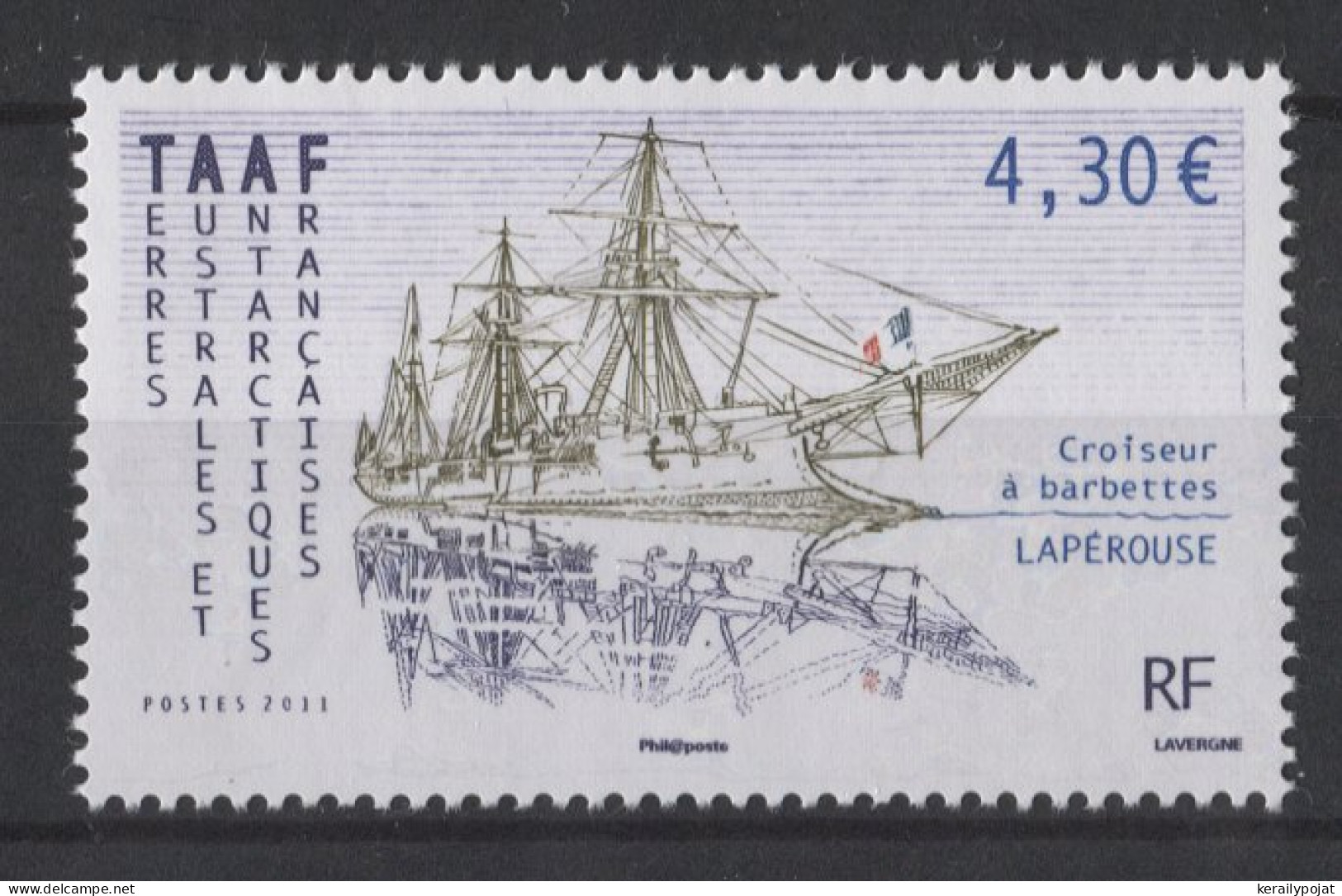 French Southern And Antarctic Territories - 2011 Ships (I) MNH__(TH-26528) - Ungebraucht