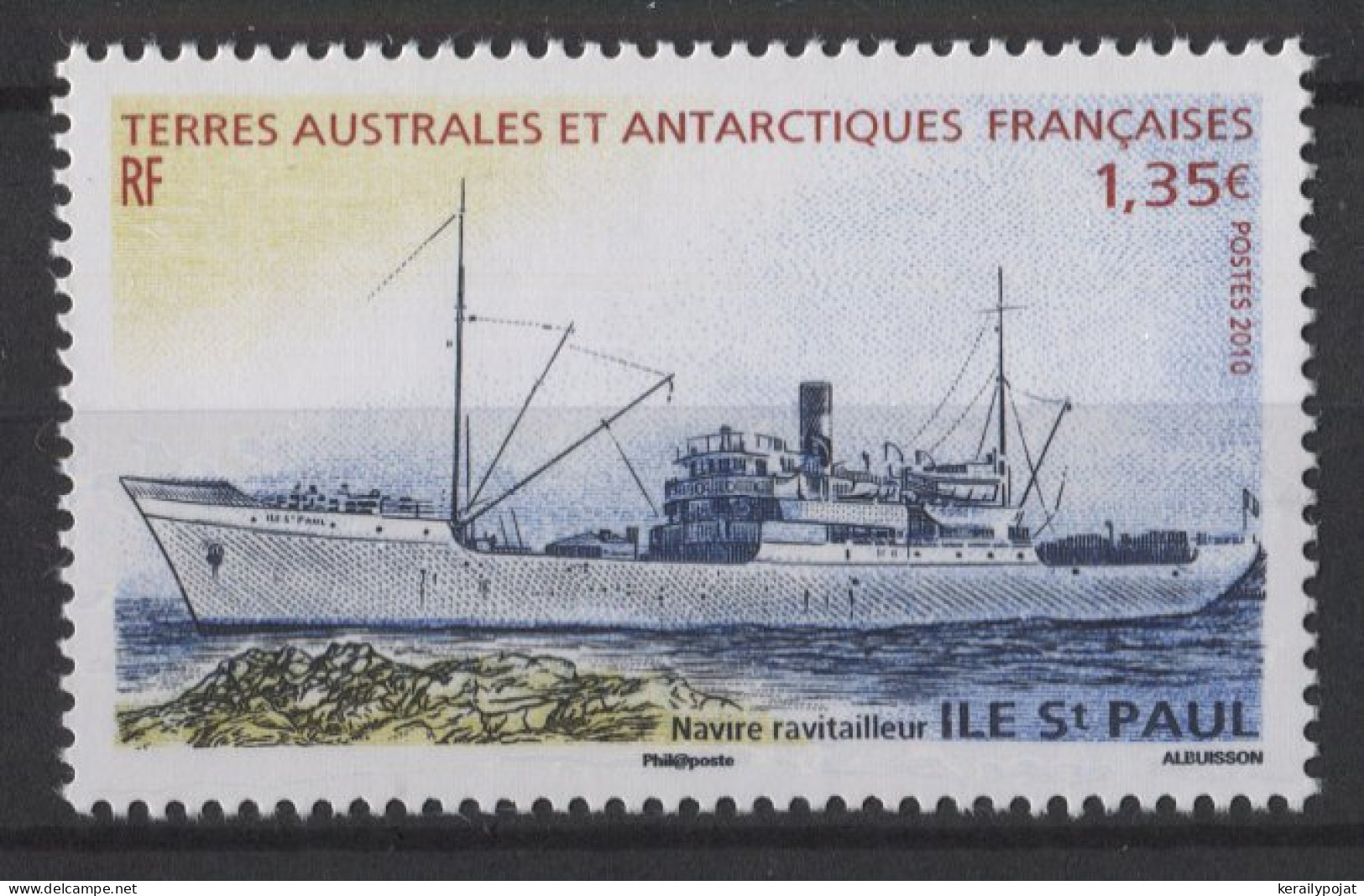 French Southern And Antarctic Territories - 2010 Ships MNH__(TH-26529) - Neufs