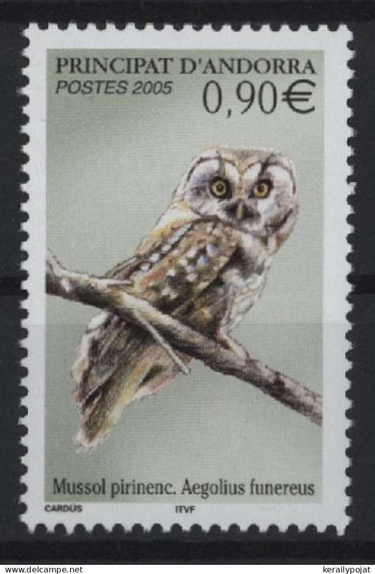 French Andorra - 2005 Rough-legged Owl MNH__(TH-27170) - Ungebraucht