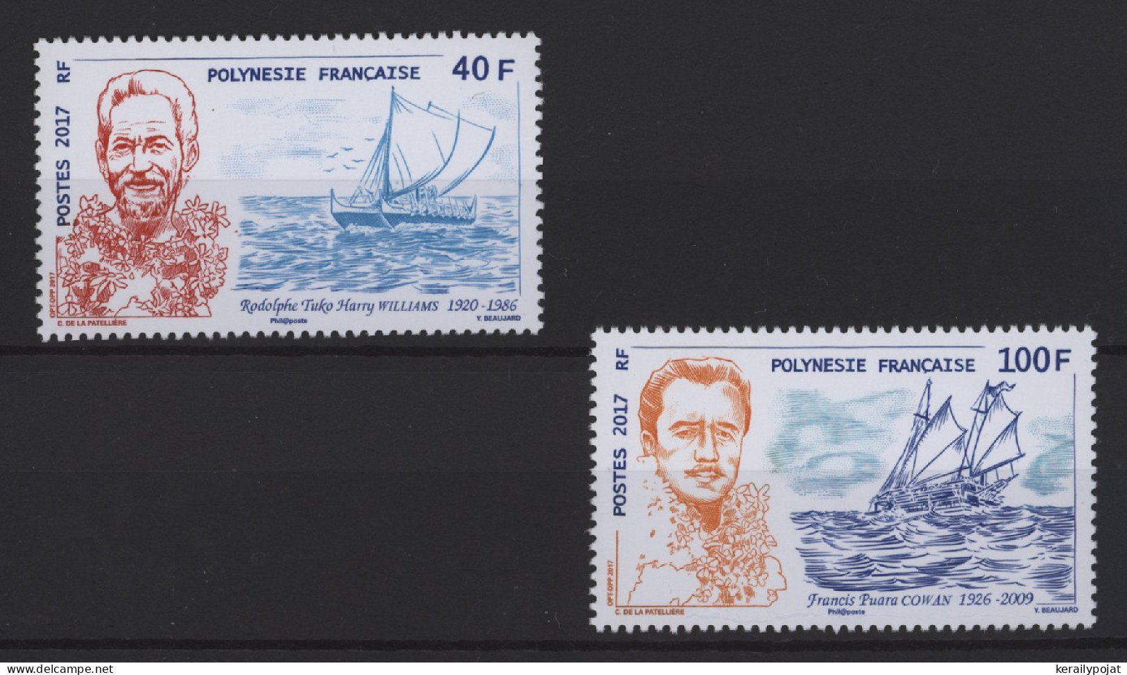 French Polynesia - 2017 Seafarer MNH__(TH-25995) - Unused Stamps