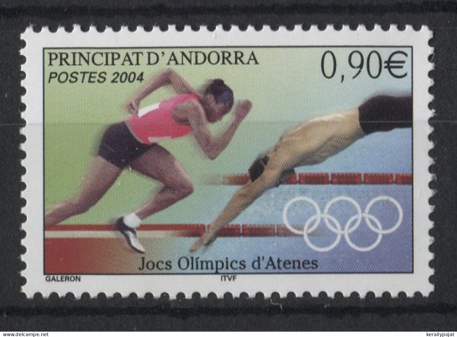 French Andorra - 2004 Summer Olympics Athens MNH__(TH-23569) - Nuevos