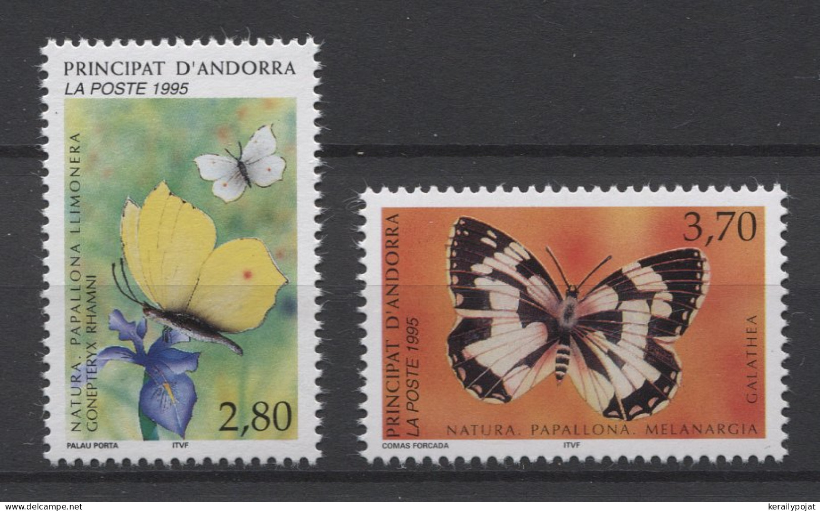 French Andorra - 1995 Butterflies MNH__(TH-24755) - Neufs