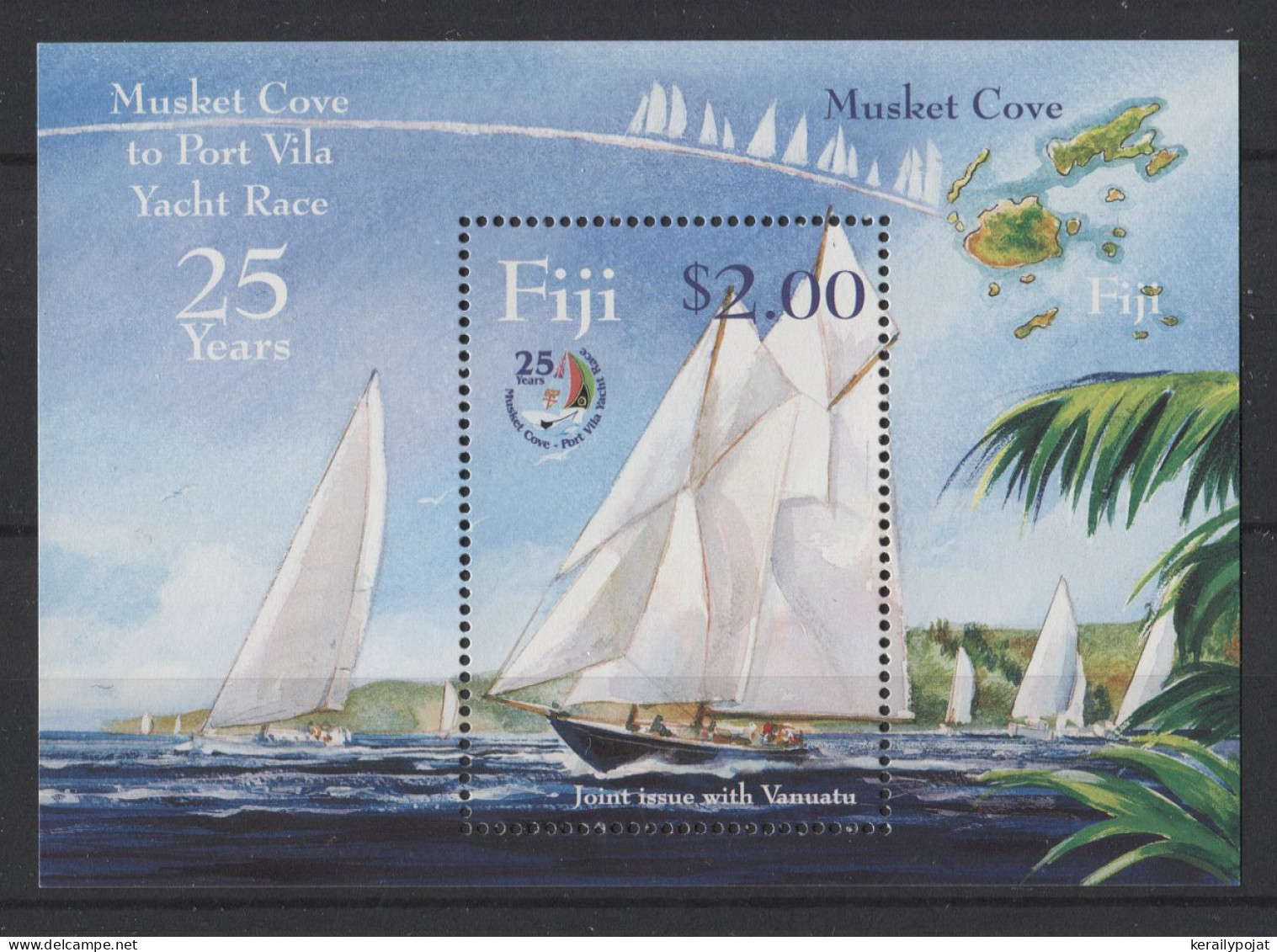 Fiji - 2004 Musket Bay To Port Vila Block MNH__(TH-26536) - Fiji (1970-...)