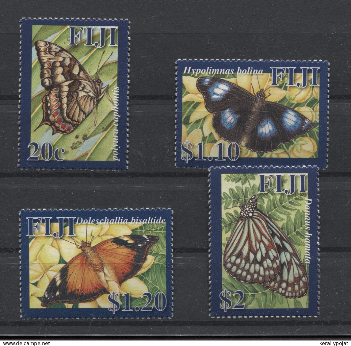 Fiji - 2007 Butterflies MNH__(TH-25032) - Fiji (1970-...)