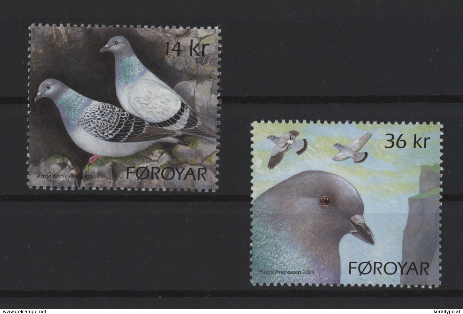 Faroe Islands - 2009 Rock Dove MNH__(TH-27045) - Isole Faroer