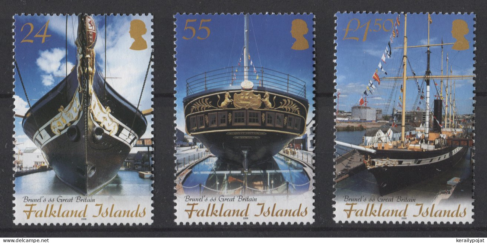 Falkland Islands - 2006 Isambard Kingdom Brunel MNH__(TH-26478) - Falkland