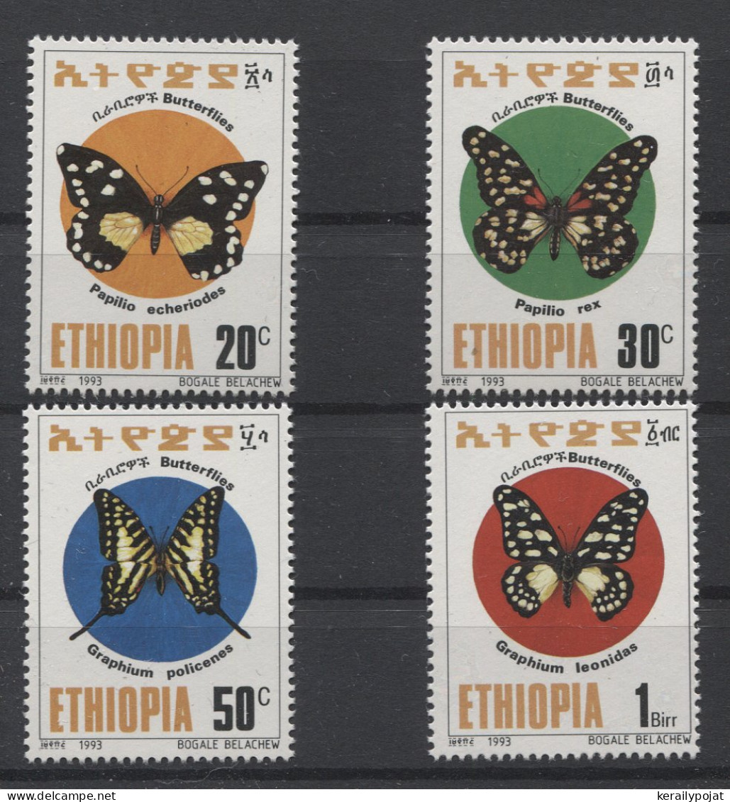 Ethiopia - 1993 Butterflies MNH__(TH-25026) - Ethiopie