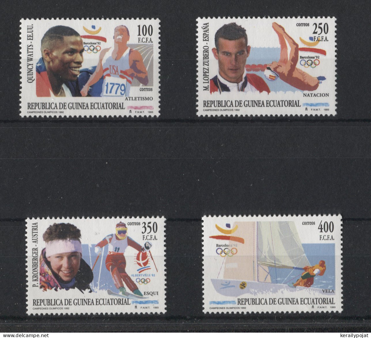 Equatorial Guinea - 1993 Winner Of The Olympic Games MNH__(TH-23982) - Equatorial Guinea