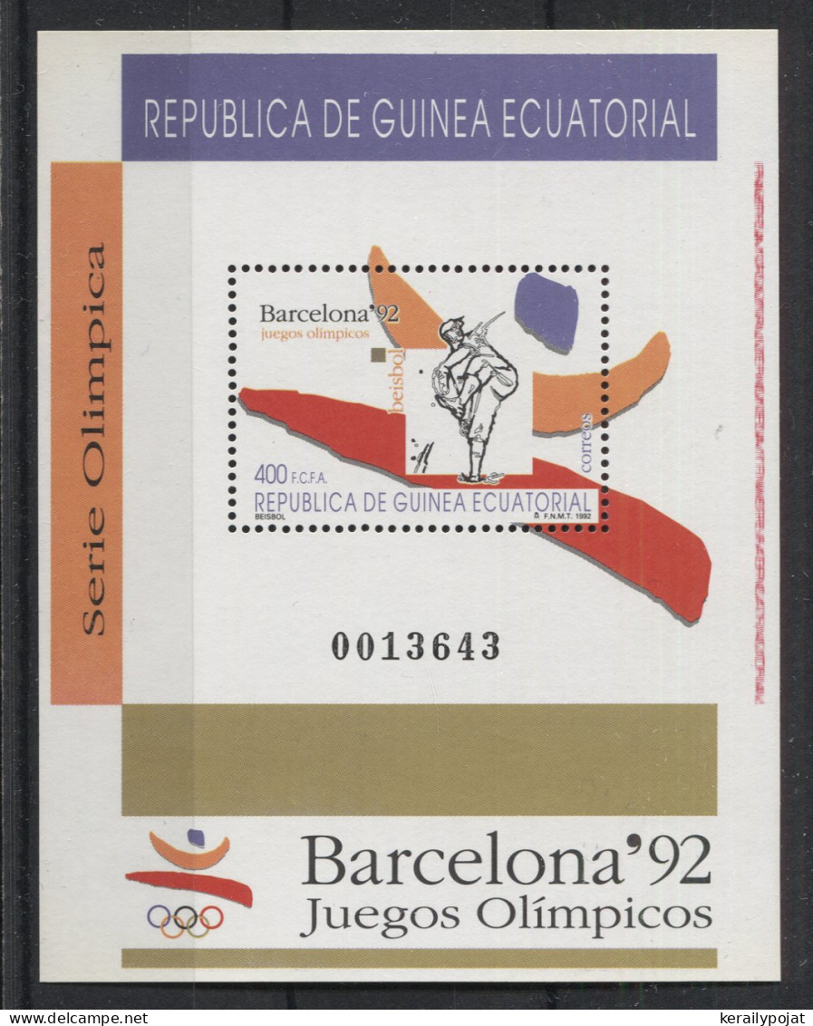 Equatorial Guinea - 1992 Summer Olympics Barcelona MNH__(TH-23981) - Equatorial Guinea