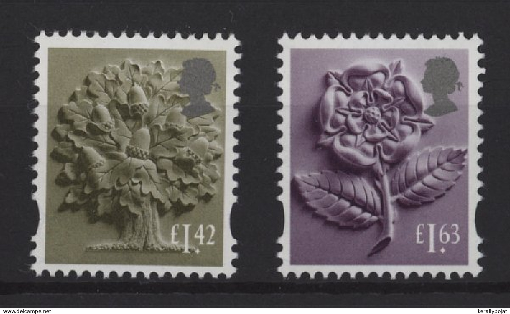 England - 2020 National Symbols 1.42-1.63£ MNH__(TH-25848) - Engeland