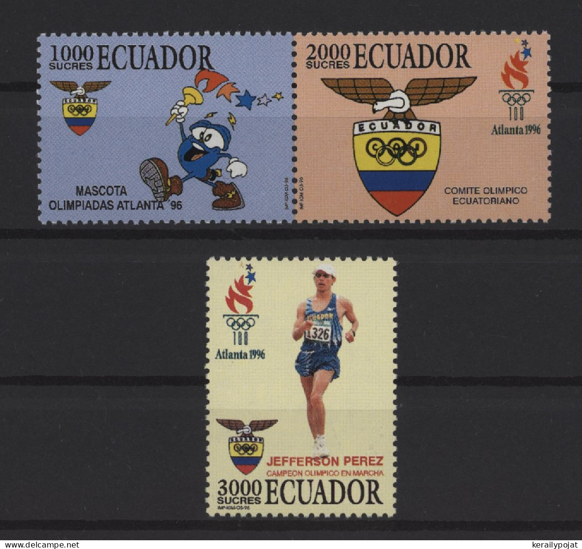 Ecuador - 1996 Summer Olympics Atlanta MNH__(TH-27631) - Ecuador