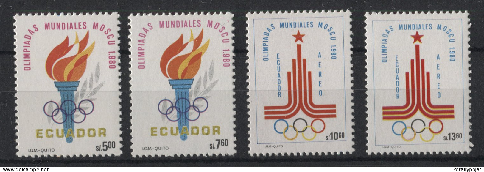 Ecuador - 1980 Moscow MNH__(TH-24094) - Ecuador