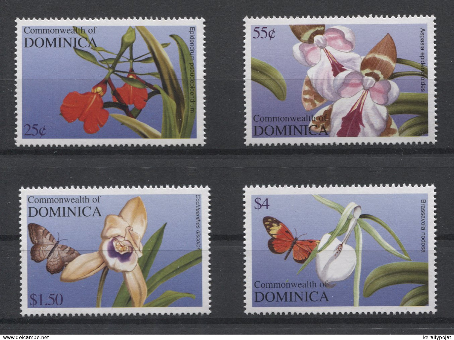 Dominica - 2004 Orchids MNH__(TH-24947) - Dominique (1978-...)