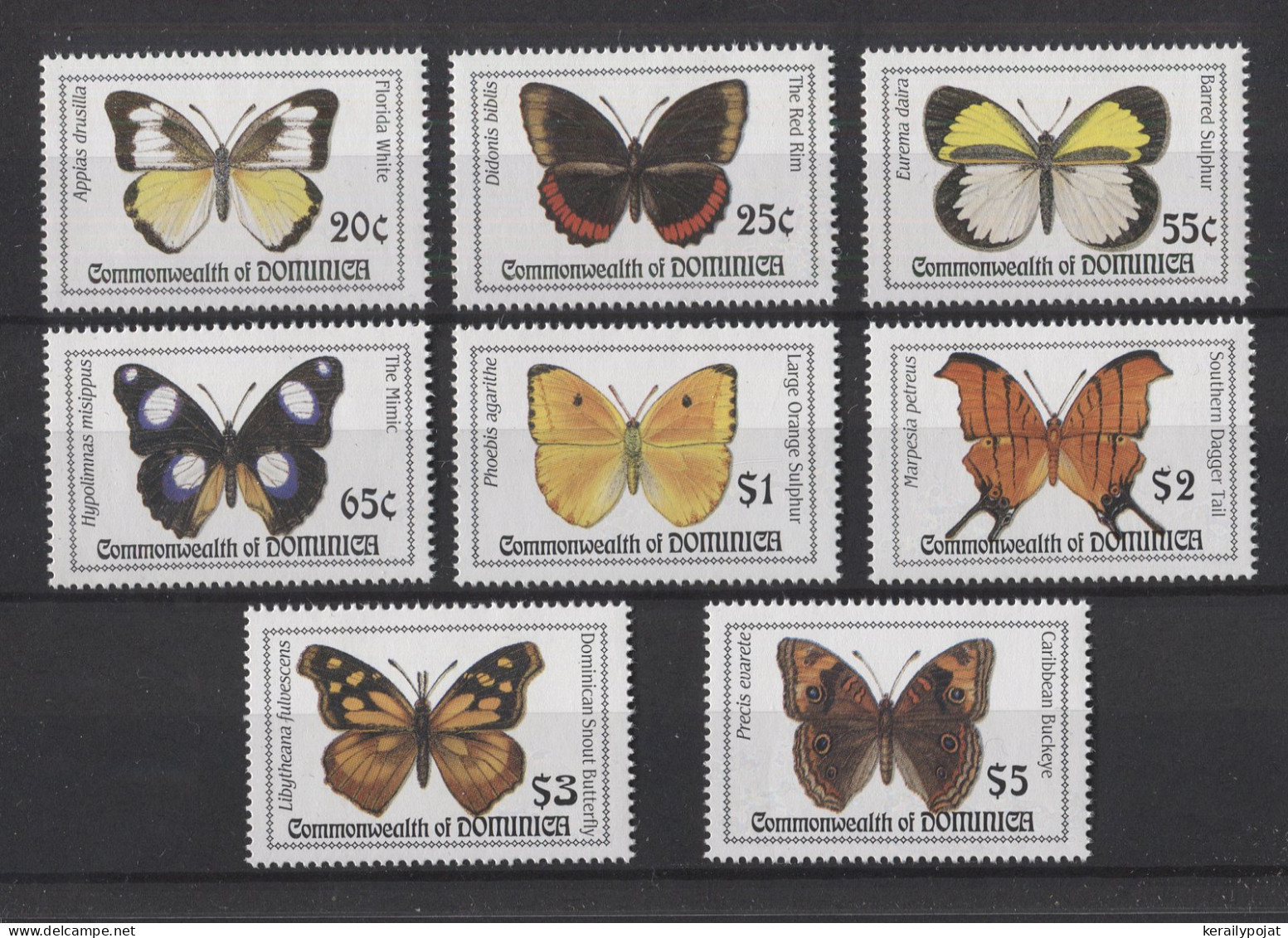 Dominica - 1994 Butterflies MNH__(TH-24948) - Dominica (1978-...)
