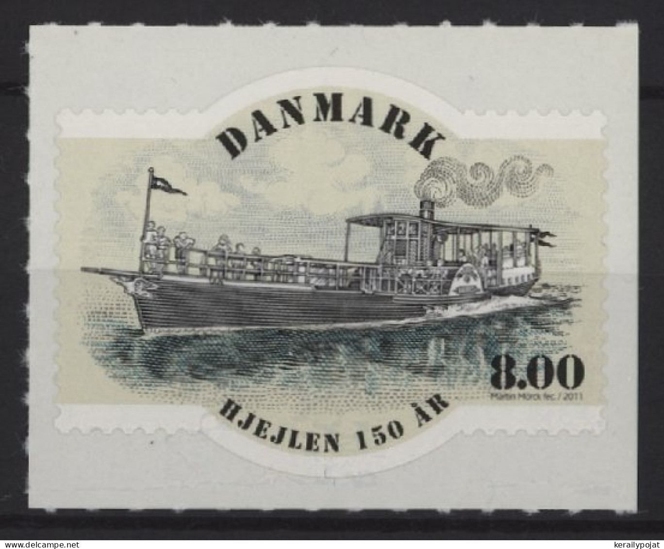 Denmark - 2011 Paddle Steamer Hjejlen MNH__(TH-26063) - Ongebruikt