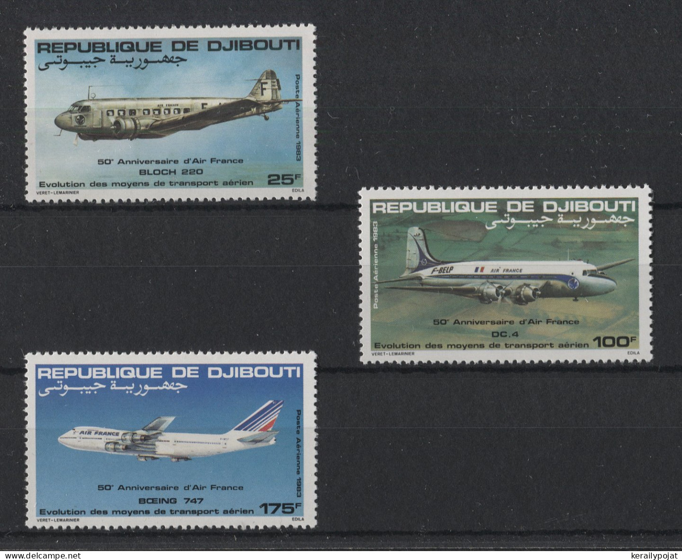 Djibouti - 1983 Air France MNH__(TH-24145) - Dschibuti (1977-...)